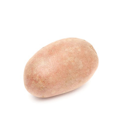 Dark brown potato isolated