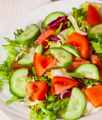 fresh vegetables salad