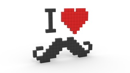 i love moustache