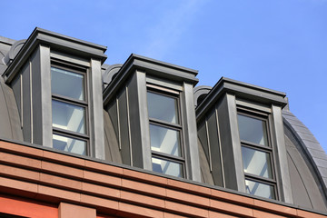 hohe Zinkblechgauben