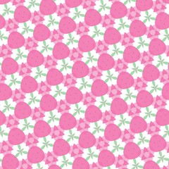 pattern illustration of abstract flowers