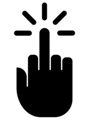 Middle finger icon