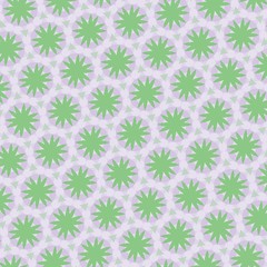 pattern illustration of abstract flowers