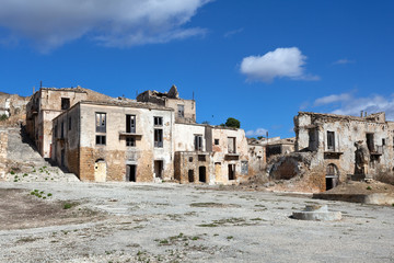 Poggioreale, ghost town in Sicily