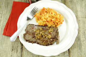 steak à l'échalote