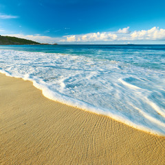 Beautiful beach at Seychelles