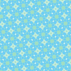 pattern illustration of abstract flowers