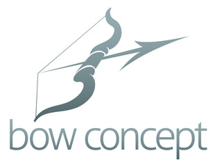 Obraz premium Bow and arrow design