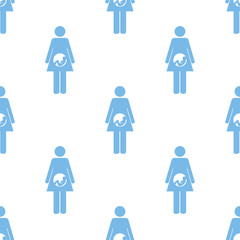 Pregnancy seamless pattern