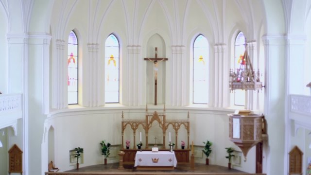 Altar in Evangelical Lutheran Cathedral of Sts. Peter and Paul
