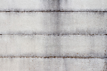 Rain stained concrete wall