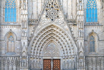 Detail of the Cathedral, Barcelona