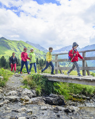 Wanderung in den Bergen
