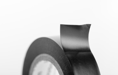Black industrial tape