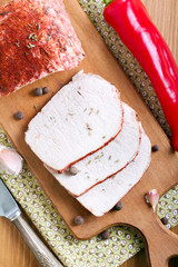 Homemade spicy cold boiled pork