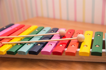 colorful wooden xylophone