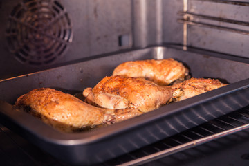 baked chicken legs in the oven