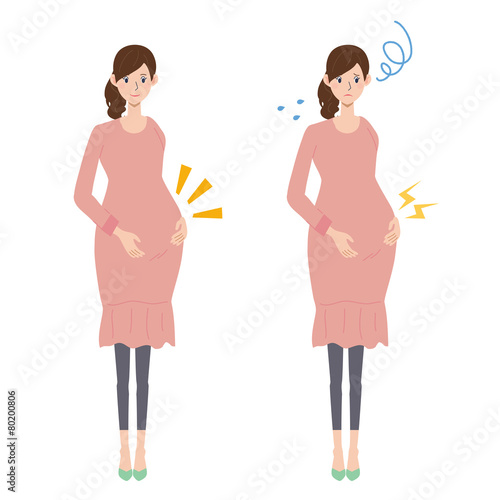 妊婦 イラスト Wall Mural Wallpaper Murals Wallsheaven Matsu