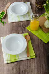Preparing spring soups