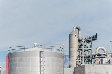 Industrial plant of a furniture factory