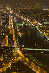 Night view of Paris