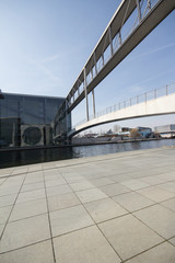 modern architecture, Berlin - Government building at Spree