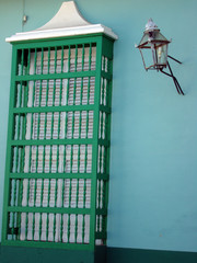Historisches Fenster in Trinidad auf Kuba