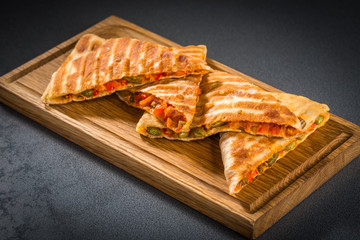 Samosa stuffed with vegetables