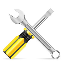 Repair tool on a white background. Vector illustration.