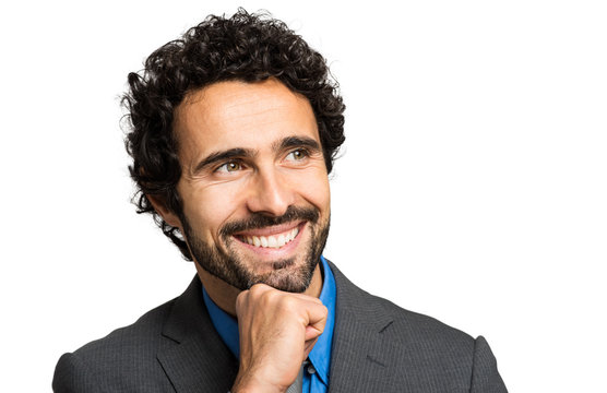 Smiling businessman portrait