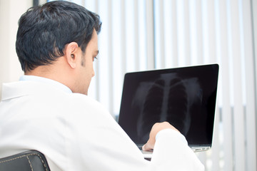 Fototapeta premium Full body chest x-ray