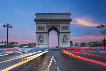 Fototapeta na wymiar Arc de Triomphe, Paris, France. Top Europe Destination