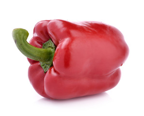 red pepper bell isolated on white background
