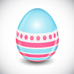 Beautiful Easter Egg Background Vector Illustration