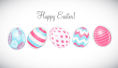 Beautiful Easter Egg Background Vector Illustration