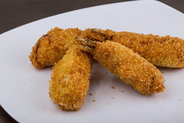 Fried prawn tempura