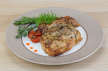 Roasted pork