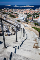 View of Marseille, southern France.