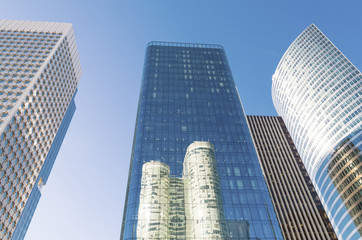 Fototapeta na wymiar skyscrapers in paris