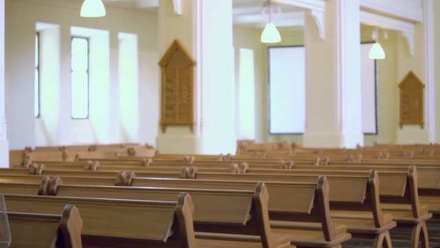 benches in Evangelical Lutheran Cathedral of Sts. Peter and Paul