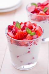 Yoghurt With Strawberries