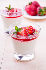 Strawberry Panna Cotta