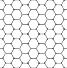 Abstract hexagonal pattern