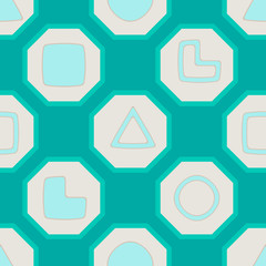 seamless background with information aspects of Socionics