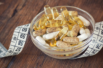 Nutritional supplements in capsules and tablets.