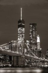 Manhattan at night