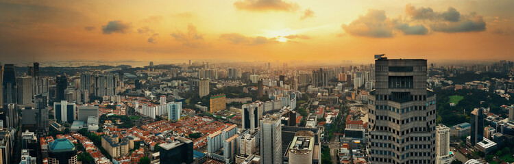 Fototapeta premium Singapore sunset