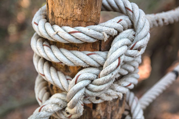 Fototapeta na wymiar Knot in rope