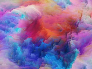 Türaufkleber Entfaltung der Farben © agsandrew