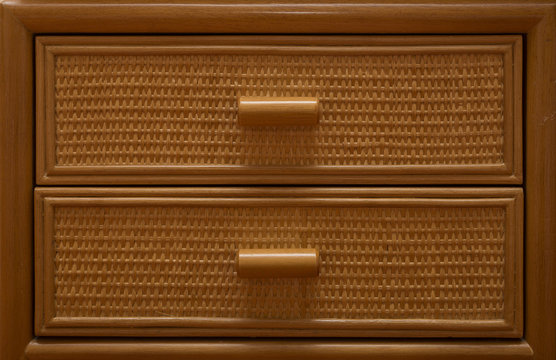 modern brown wooden drawers